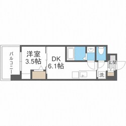 Dimora難波の物件間取画像